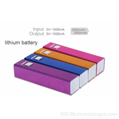 Universal charger USB POWER PACK Cube Power Bank 2600mAh